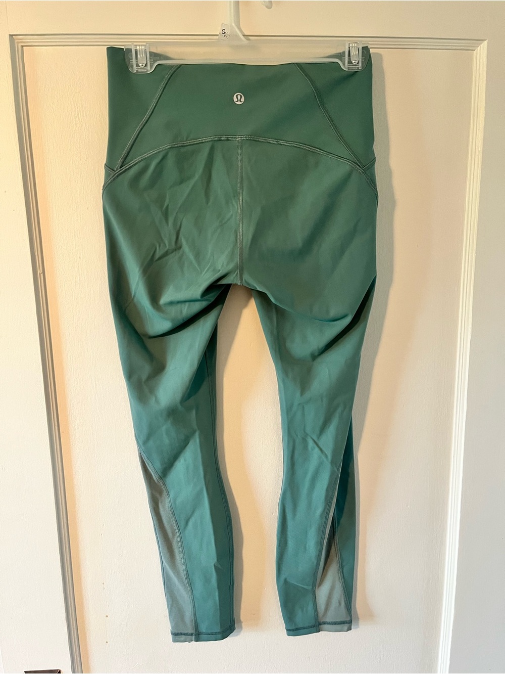 lululemon athletica Teal Align leggings with mesh